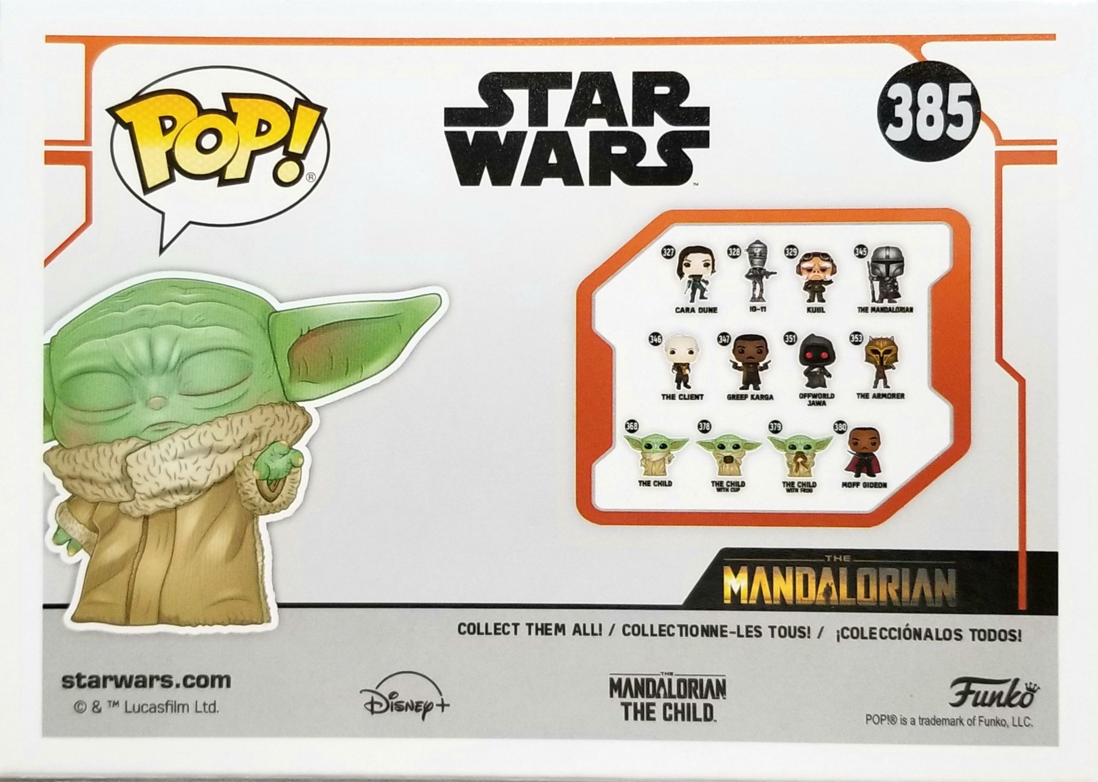 Funko Pop! Television: The Mandalorian - Grogu Force Wielding MANDO - Funko (Star Wars The Mandalorian) action figure collectible [Barcode 0889698502092] - Main Image 2