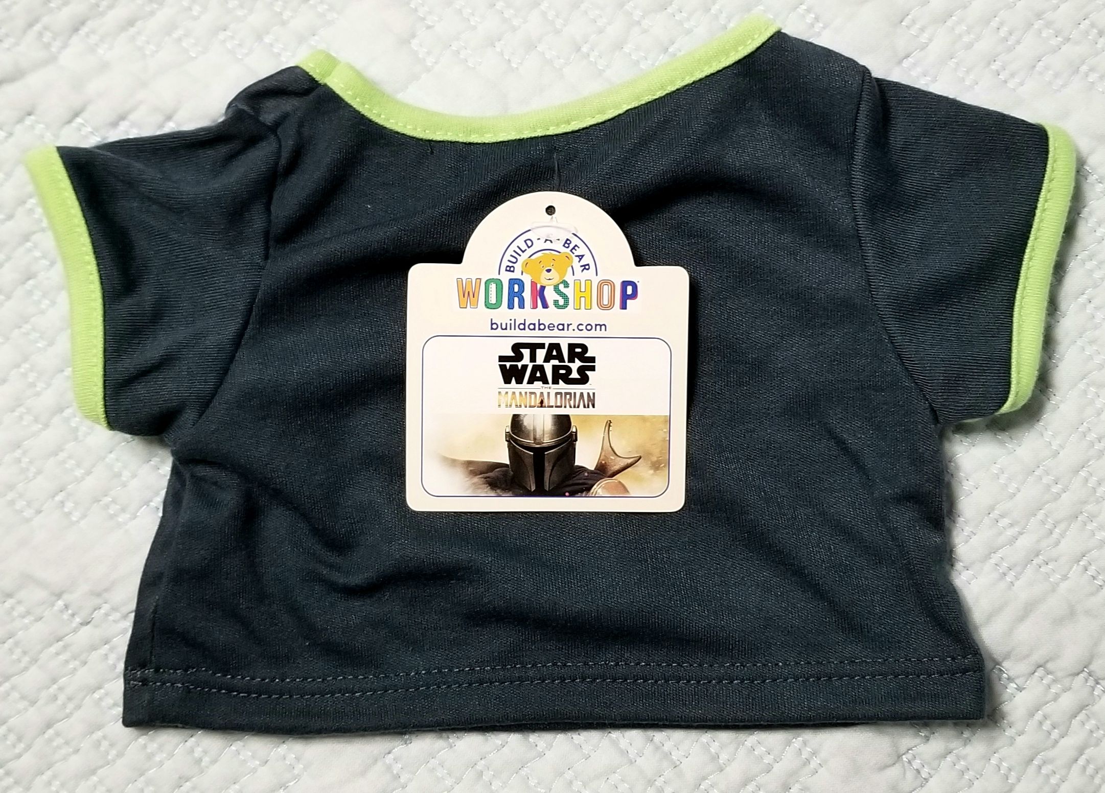 Build A Bear Star Wars Grogu - Blue Shirt MANDO - Build A Bear (Star Wars - The Mandalorian) action figure collectible - Main Image 2