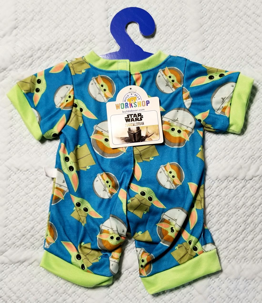 Build A Bear Star Wars Grogu - Lime Green Sleeper MANDO - Build A Bear (Star Wars The Mandalorian) action figure collectible - Main Image 2