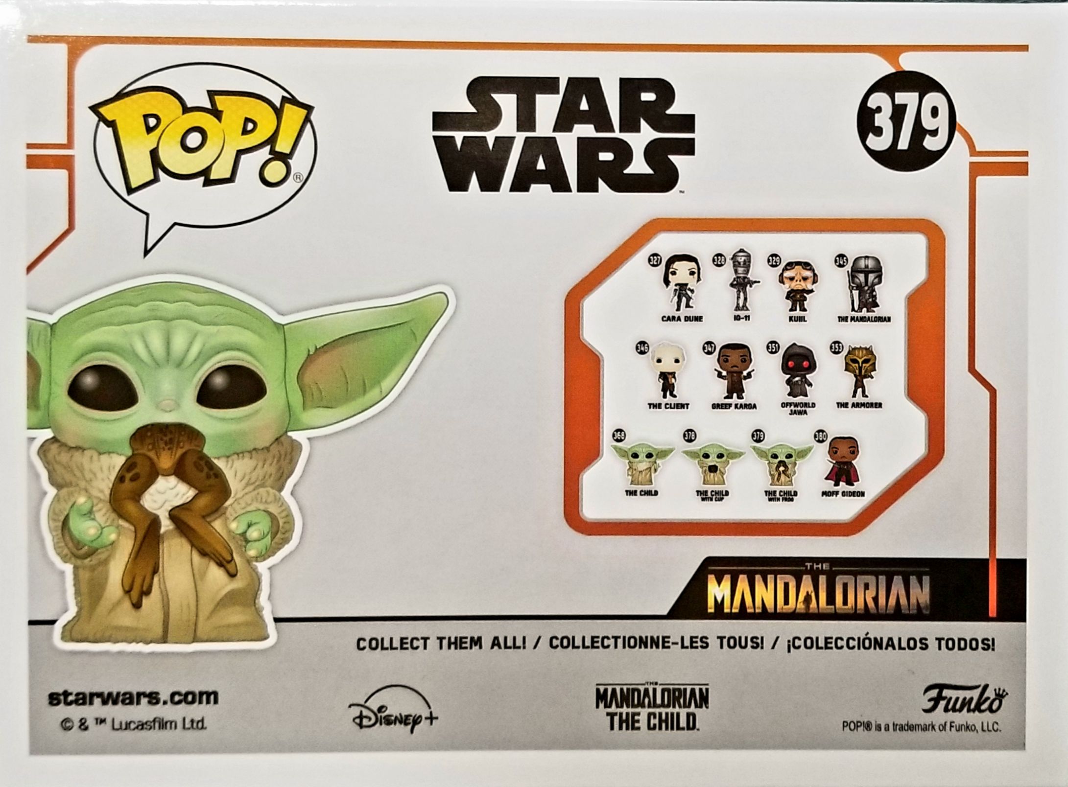 Funko Pop! Television: The Mandalorian - Grogu MANDO - Funko (Star Wars The Mandalorian) action figure collectible [Barcode 0889698499323] - Main Image 2
