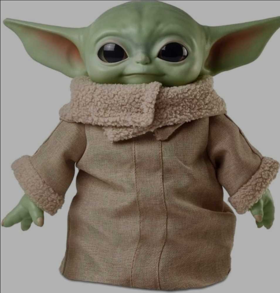 Mattel Star Wars Grogu - 11 inch Plush Toy MANDO - Mattel (Star Wars The Mandalorian) action figure collectible [Barcode 0879619388140] - Main Image 4