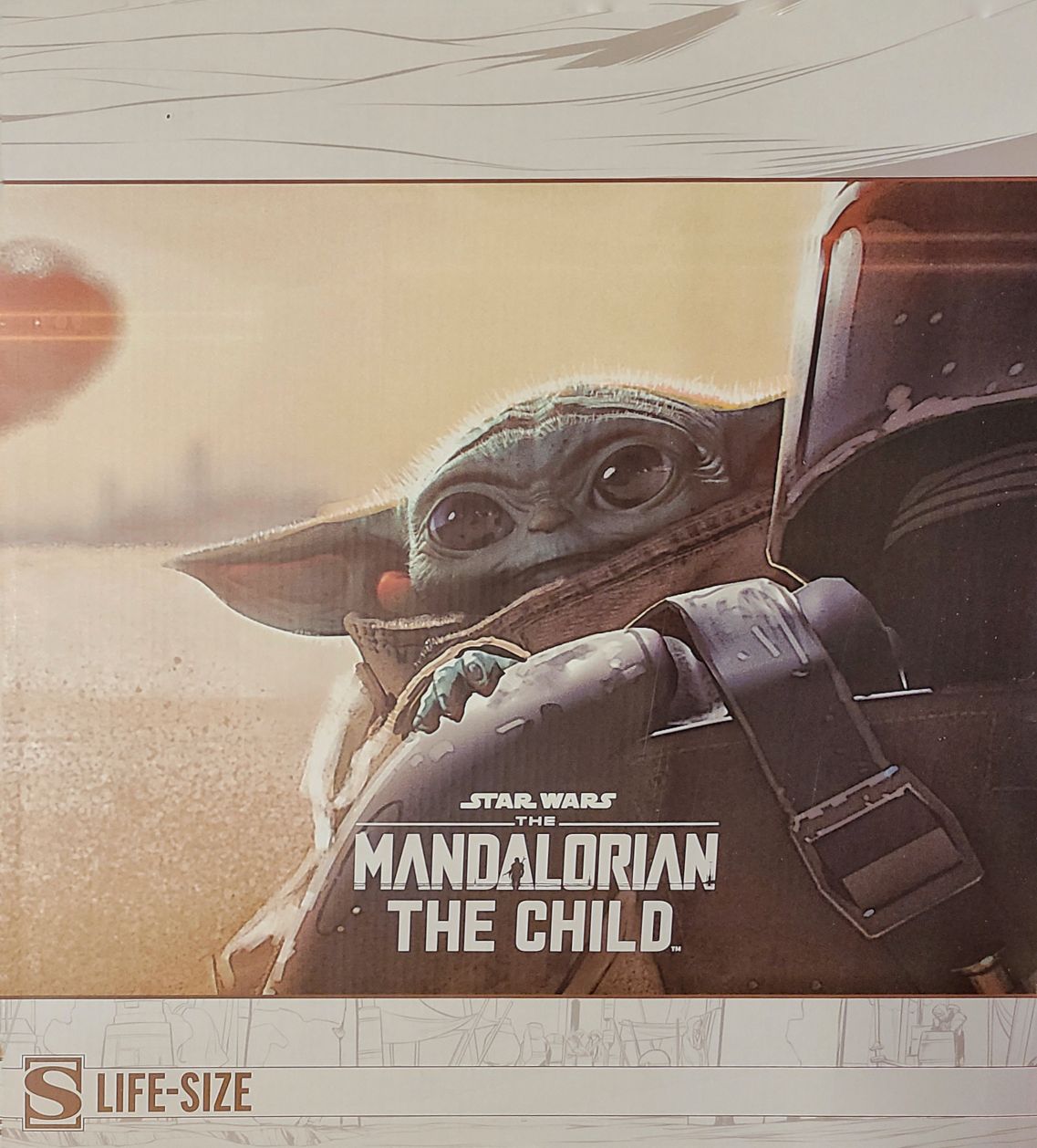 Hot Toys Cosbaby The Mandalorian - Life Size Grogu Star Wars MANDO - Hot Toys / Side Show (Star Wars The Mandalorian) action figure collectible - Main Image 2