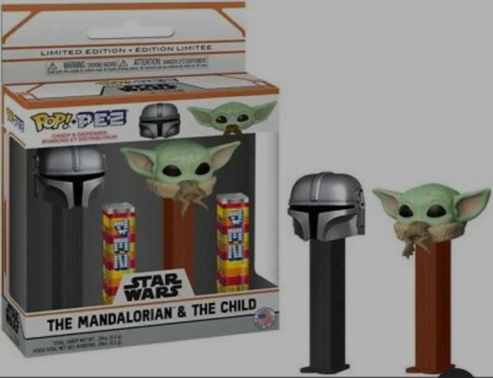 Funko Pop! PEZ: The Mandalorian - Din Djarin & Grogu MANDO - Funko (Star Wars The Mandalorian) action figure collectible [Barcode 889698521536] - Main Image 4
