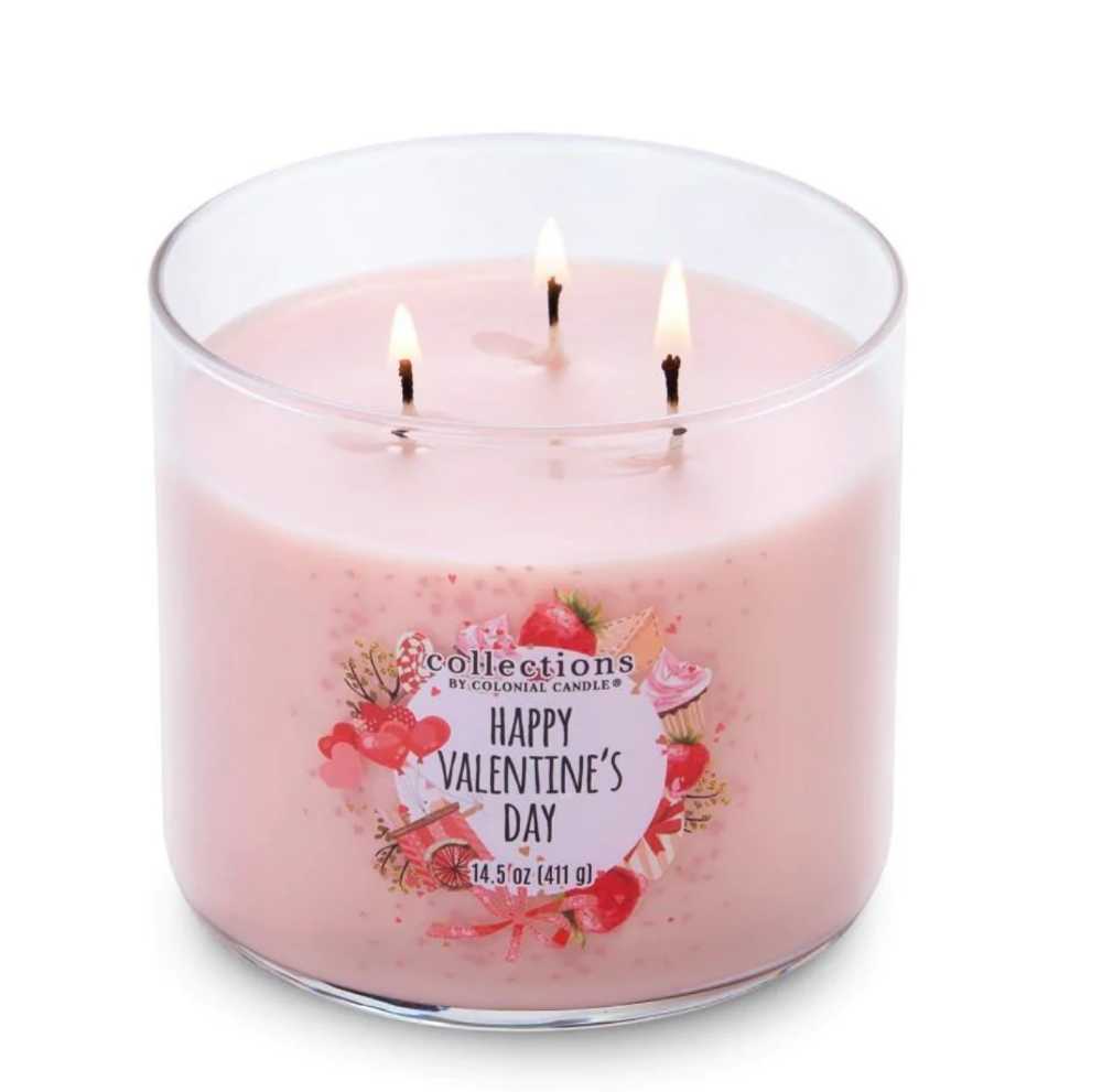 CANDLE: Valentine’s Day Colonial Candle Happy 2021  - Colonial Candle (Valentine’s Day Candles) action figure collectible [Barcode 665092516718] - Main Image 3