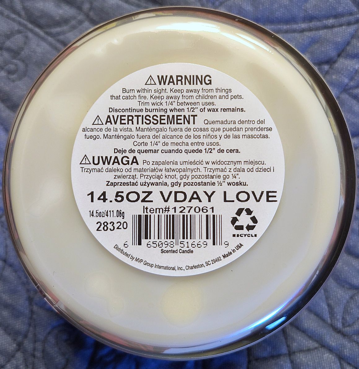 CANDLE: Valentine’s Day Colonial Candle LOVE 2021 - Colonial Candle (Valentine’s Day Candles) action figure collectible [Barcode 665098516699] - Main Image 2