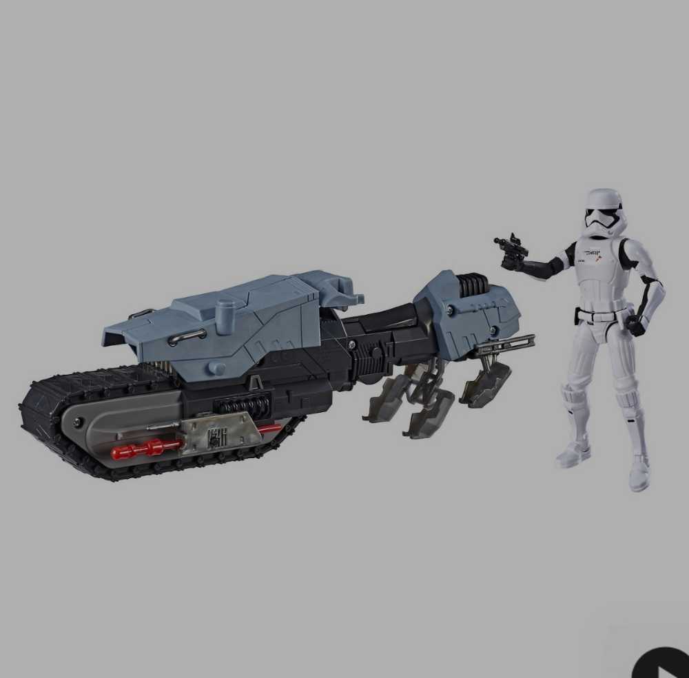 Star Wars (GoA) - First Order Driver w/Treadspeeder - Hasbro (Star Wars Galaxy of Adventures) action figure collectible - Main Image 3