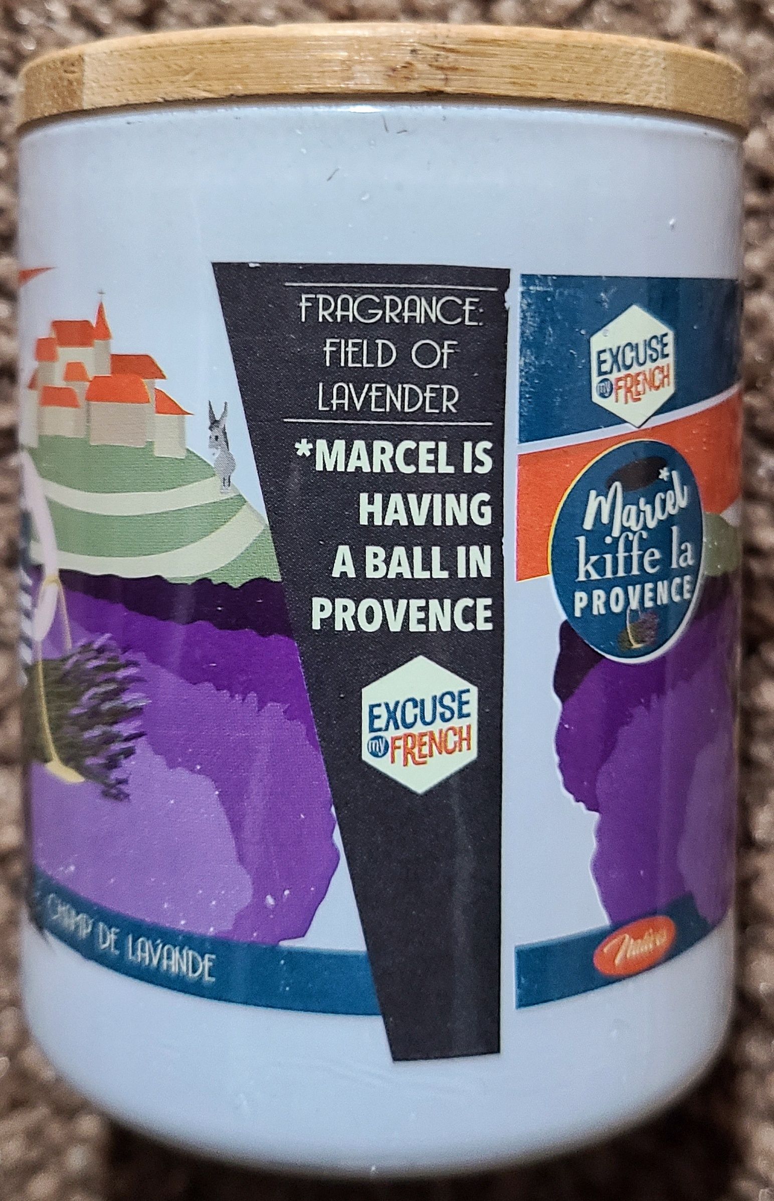 CANDLE: International Bougie Pot en Verre Lavender Fields France - Marcel kiffe la Provence  (International Candles) action figure collectible - Main Image 2