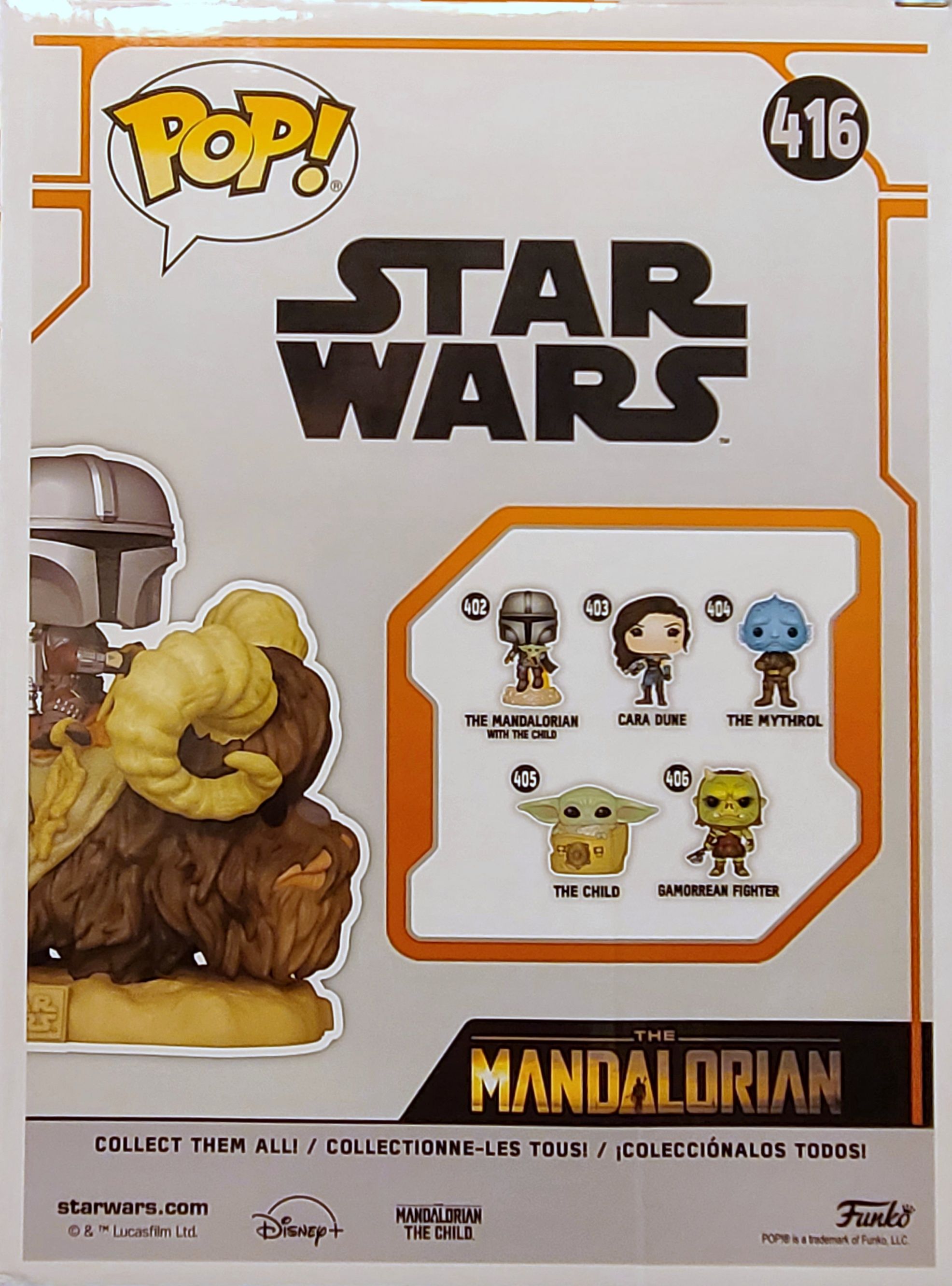 Funko Pop! Television: The Mandalorian Din Djarin & Grogu on Baths MANDO - Funko (Star Wars The Mandalorian) action figure collectible [Barcode 0889698523738] - Main Image 2