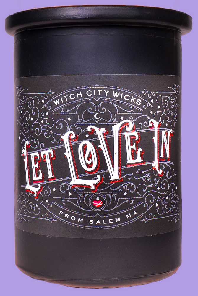 CANDLE: Valentine’s Day Witch City Wicks Let Love In  2021 - Witch City Wicks (Valentine’s Day Candles) action figure collectible - Main Image 3