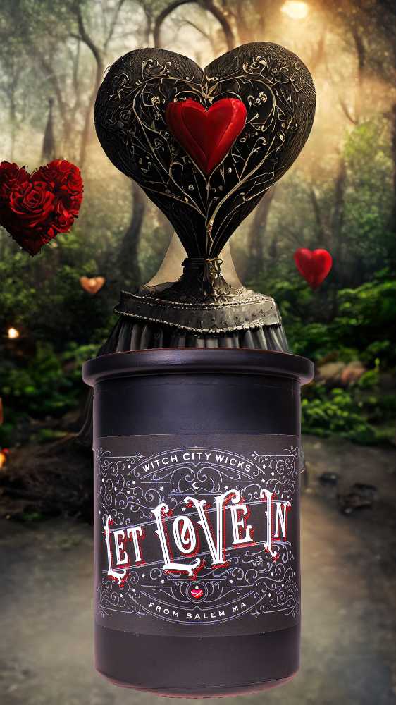 CANDLE: Valentine’s Day Witch City Wicks Let Love In  2021 - Witch City Wicks (Valentine’s Day Candles) action figure collectible - Main Image 4