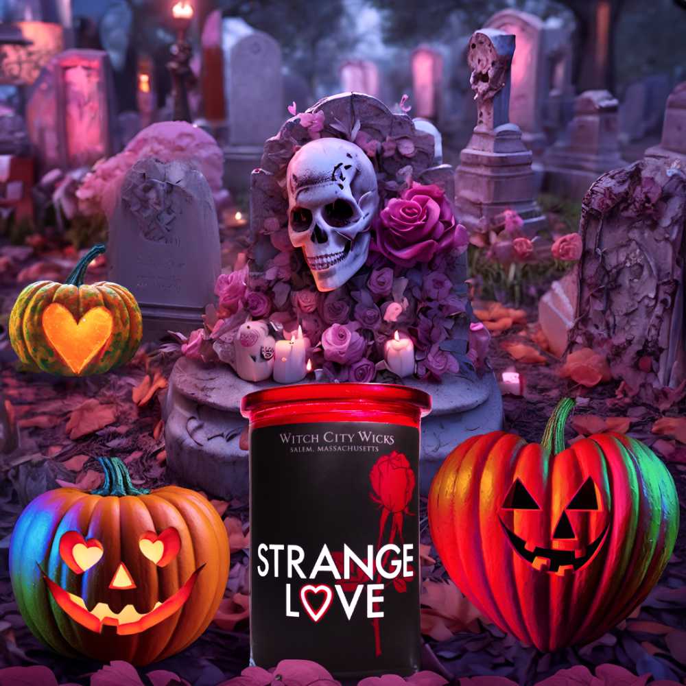 CANDLE: Valentine’s Day Witch City Wicks Strange Love 2021 - Witch City Wicks (Valentine’s Day Candles) action figure collectible - Main Image 4