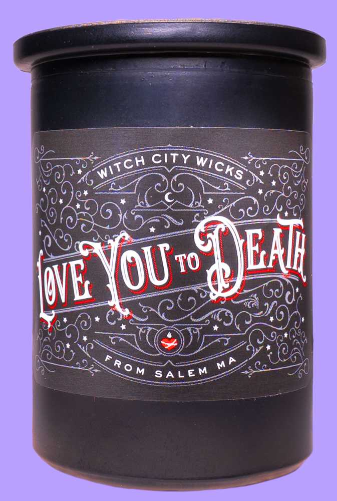 CANDLE: Valentine’s Day Witch City Wicks Love You To Death 2021 - Witch City Wicks (Valentine’s Day Candles) action figure collectible - Main Image 3