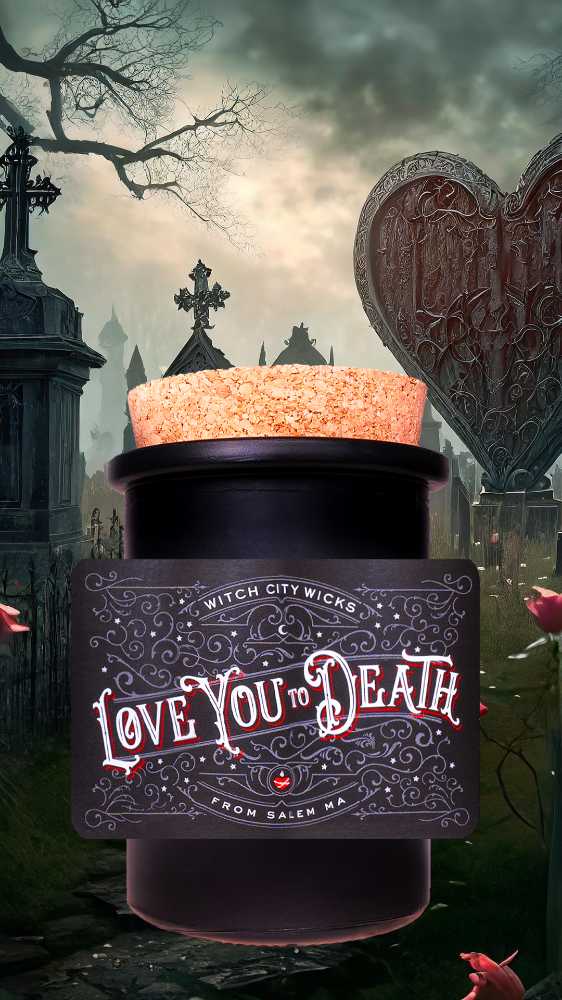 CANDLE: Valentine’s Day Witch City Wicks Love You To Death 2021 - Witch City Wicks (Valentine’s Day Candles) action figure collectible - Main Image 4