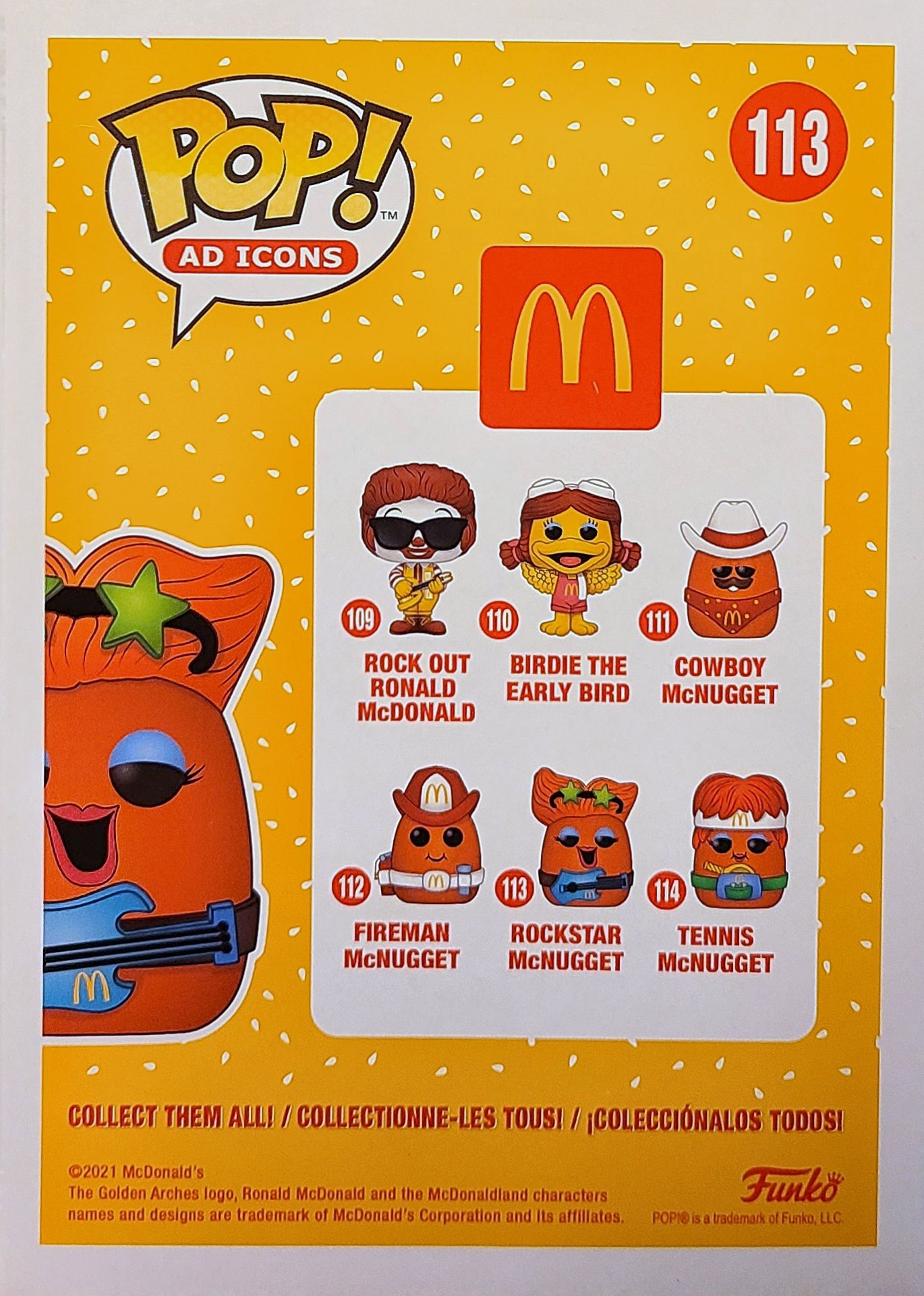 Funko Pop! Icons: McDonald’s - McNugget Rocker - Funko (McDonald’s) action figure collectible [Barcode 0889698529884] - Main Image 2