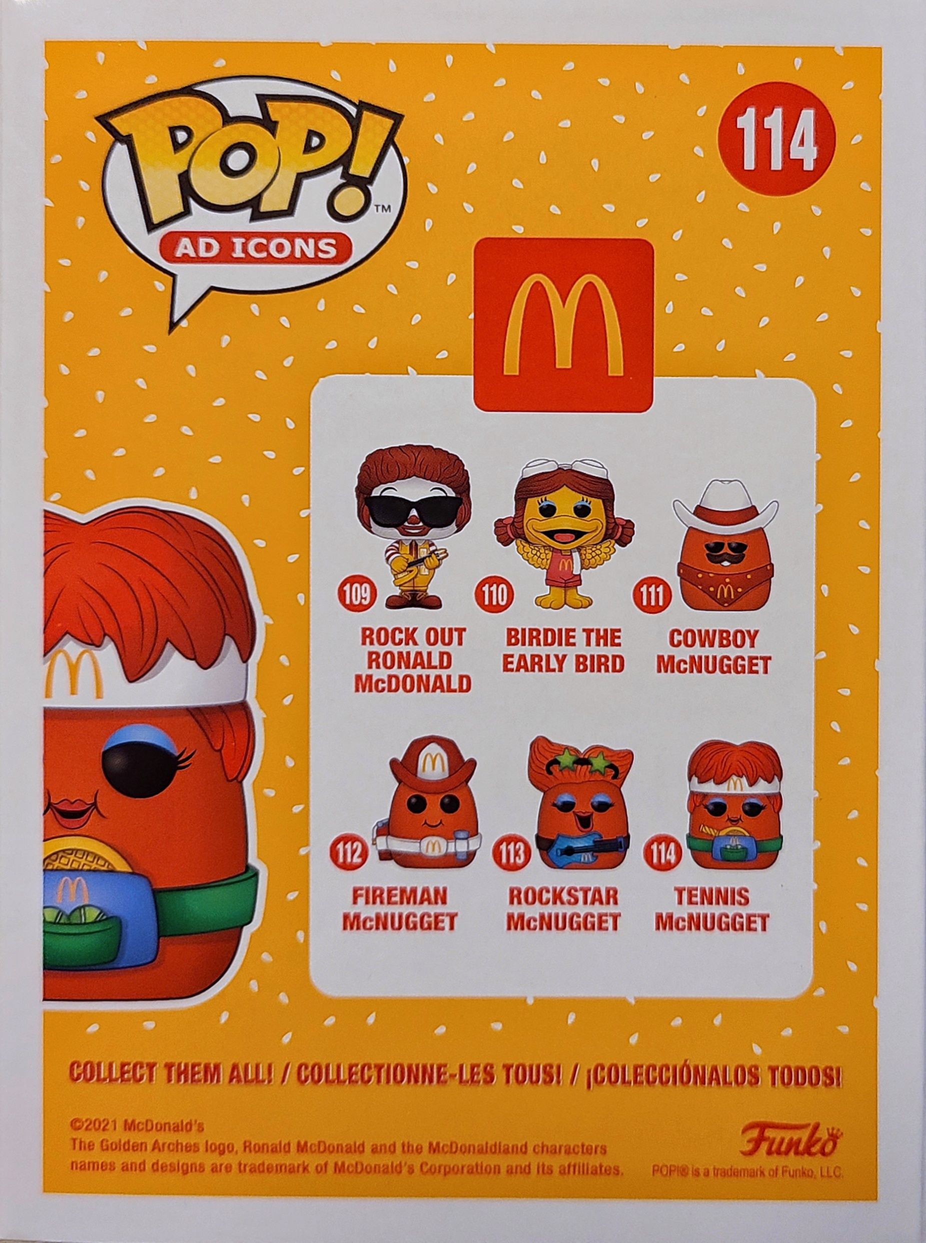 Funko Pop! Icons: McDonald’s - McNugget Tennis - Funko (McDonald’s) action figure collectible [Barcode 0889698537124] - Main Image 2