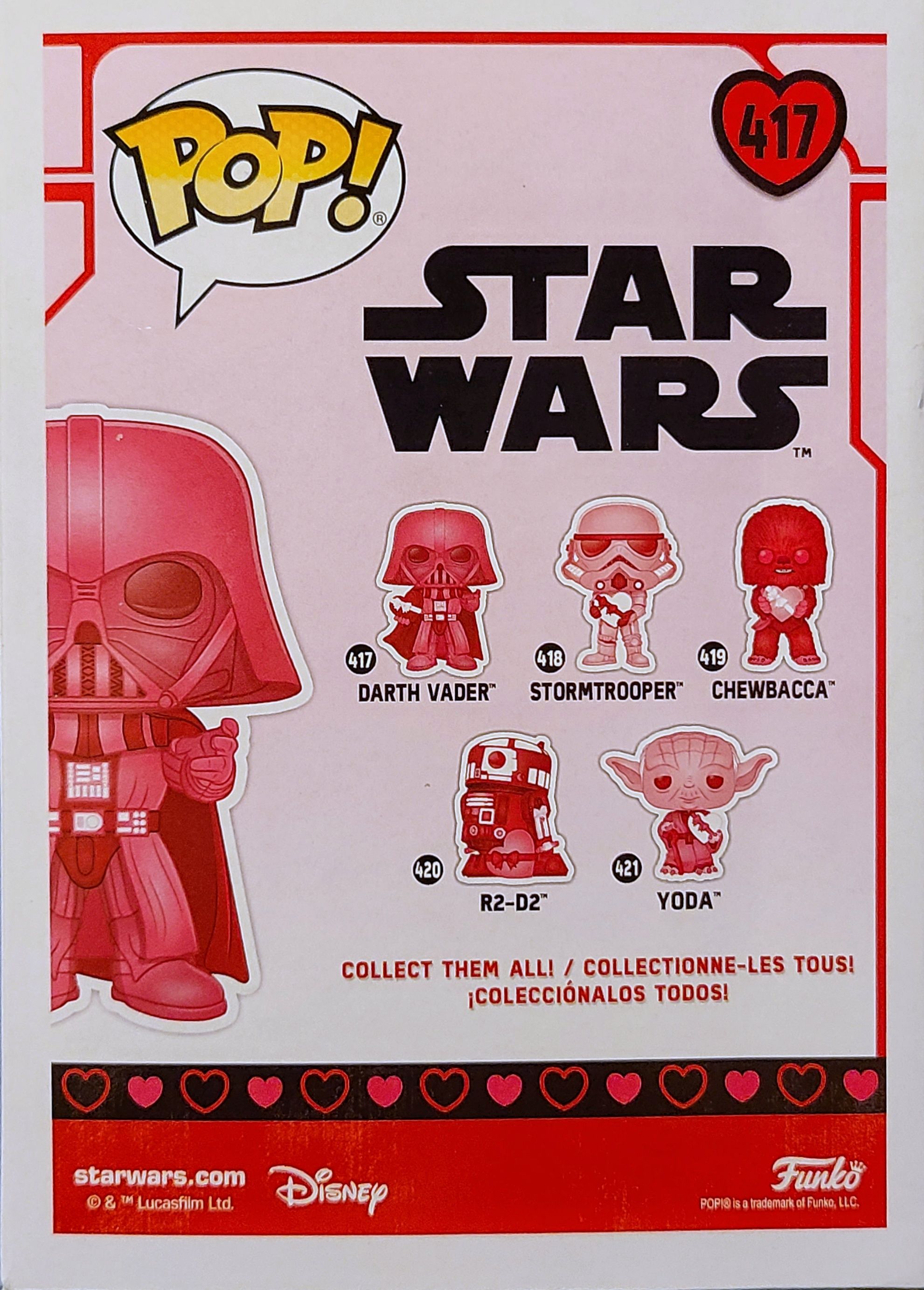 Funko Pop! Movies: Star Wars Darth Vader Valentine’s Day Edition - Funko (Star Wars Funko!) action figure collectible [Barcode 0889698528726] - Main Image 2