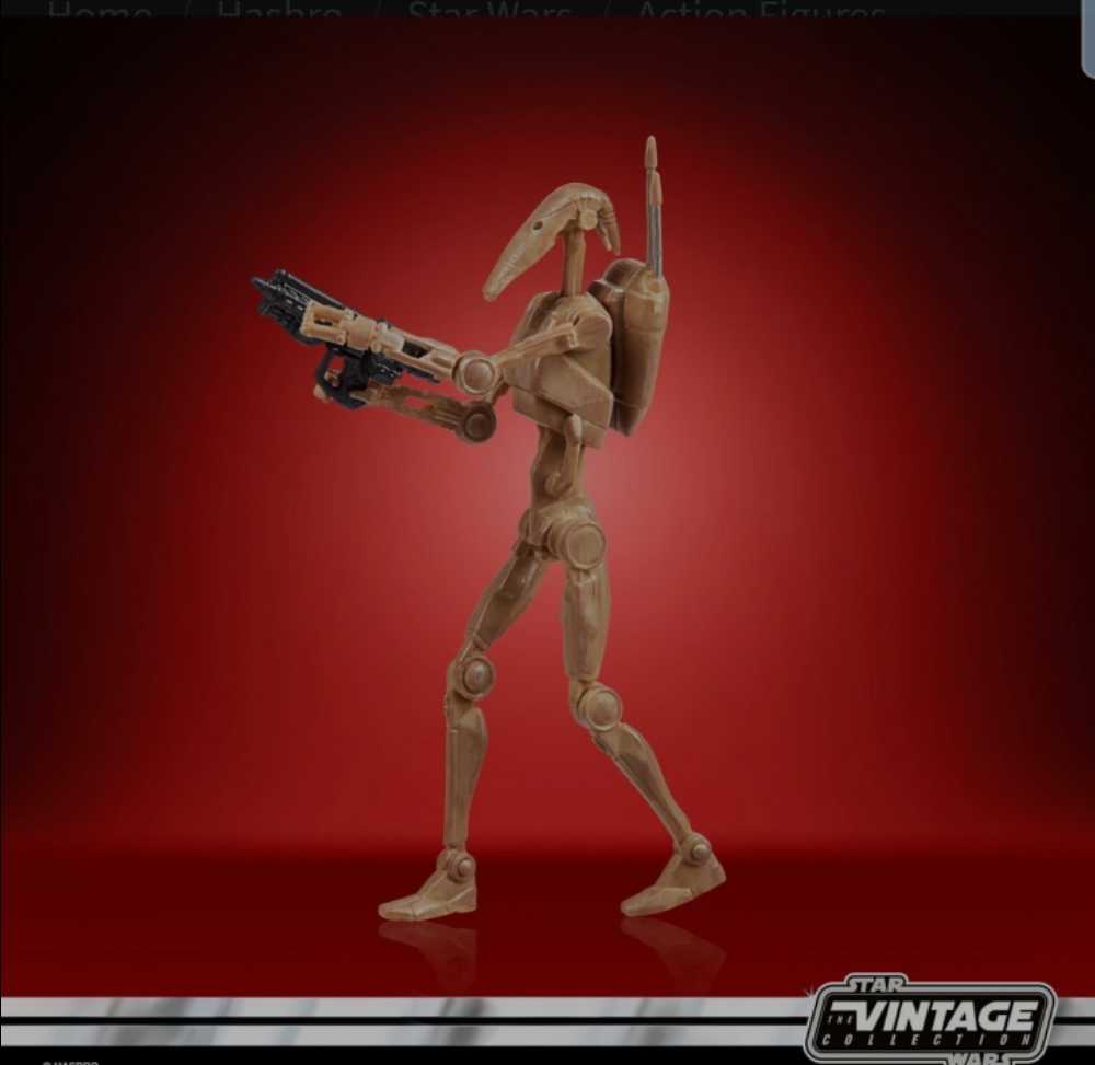 Vintage Collection - VC78 - Battle Droid 2021 Star Wars TPM - Hasbro (Star Wars Episode I The Phantom Menace) action figure collectible [Barcode 5010993873388] - Main Image 4