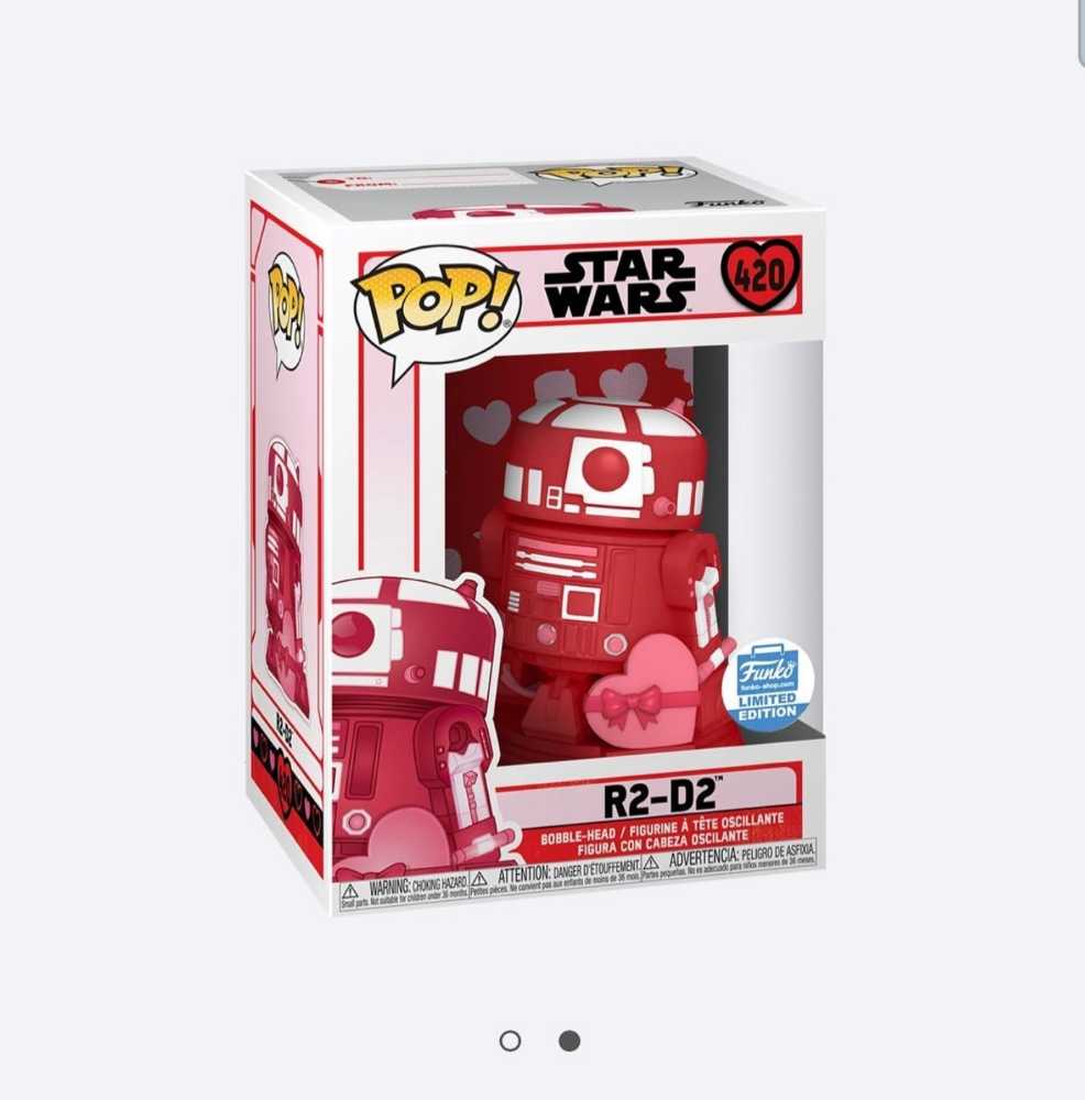 Funko Pop! Movies: Star Wars R2-D2 Valentine’s Day Edition - Funko (Star Wars Funko!) action figure collectible [Barcode 0889698541299] - Main Image 4