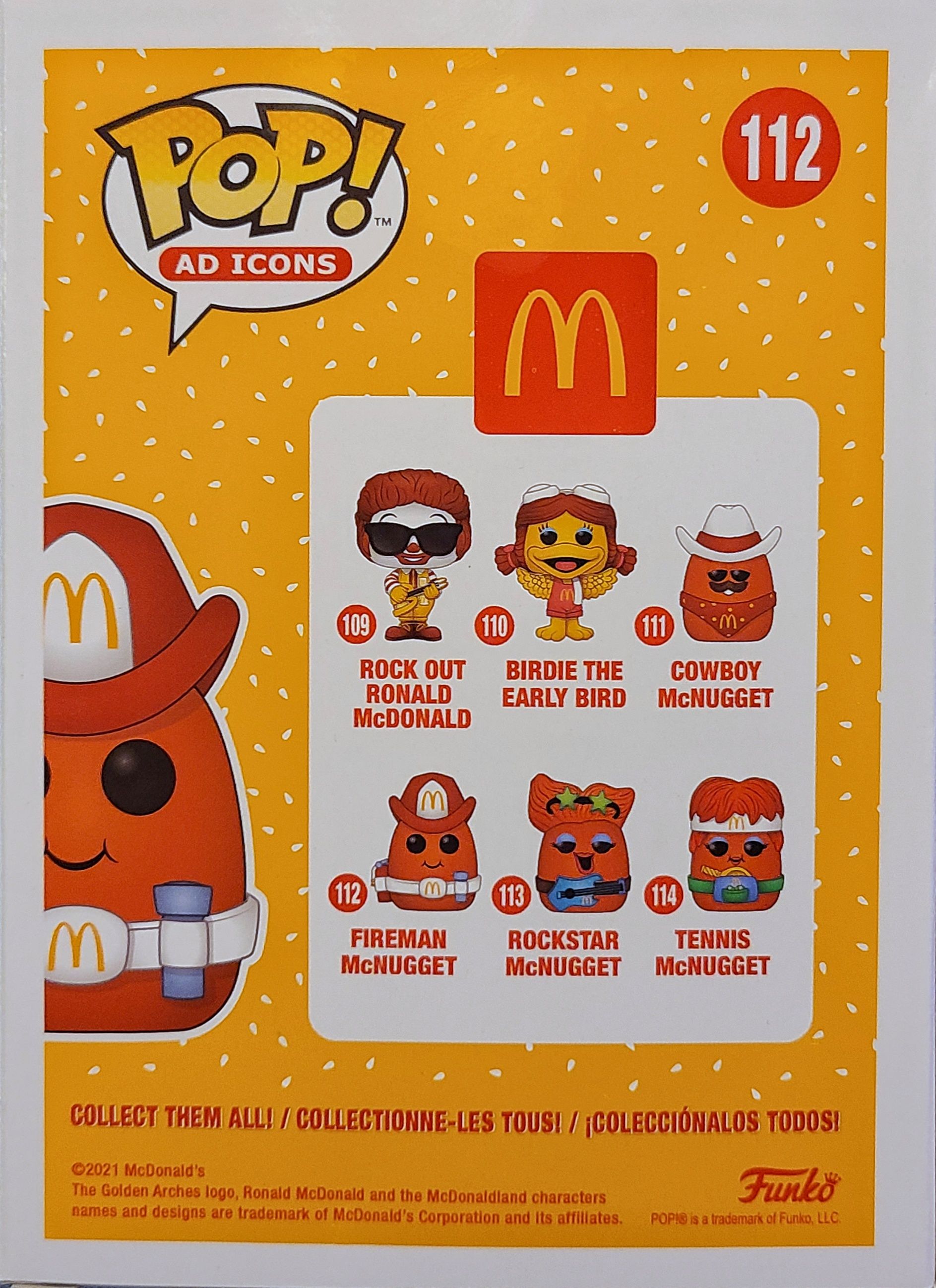 Funko Pop! Icons: McDonald’s - McNugget Fireman - Funko (Mcdonalds) action figure collectible [Barcode 0889698529860] - Main Image 2