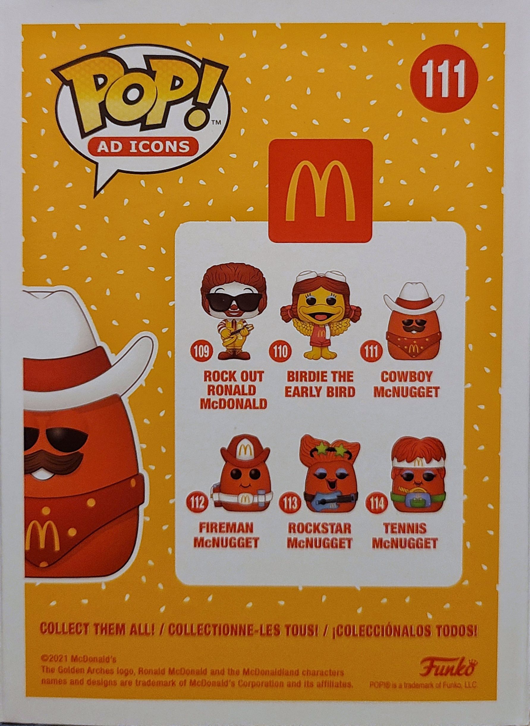 Funko Pop! Icons: McDonald’s - McNugget Cowboy - Funko (Mcdonalds) action figure collectible [Barcode 0889698529877] - Main Image 2