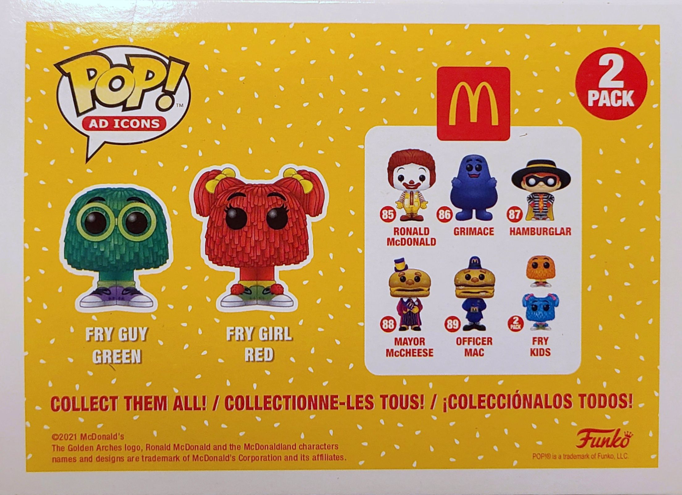 Funko Pop! Icons: McDonald’s - 2 Fry Kids - Funko (Mcdonalds) action figure collectible [Barcode 0889698477628] - Main Image 2