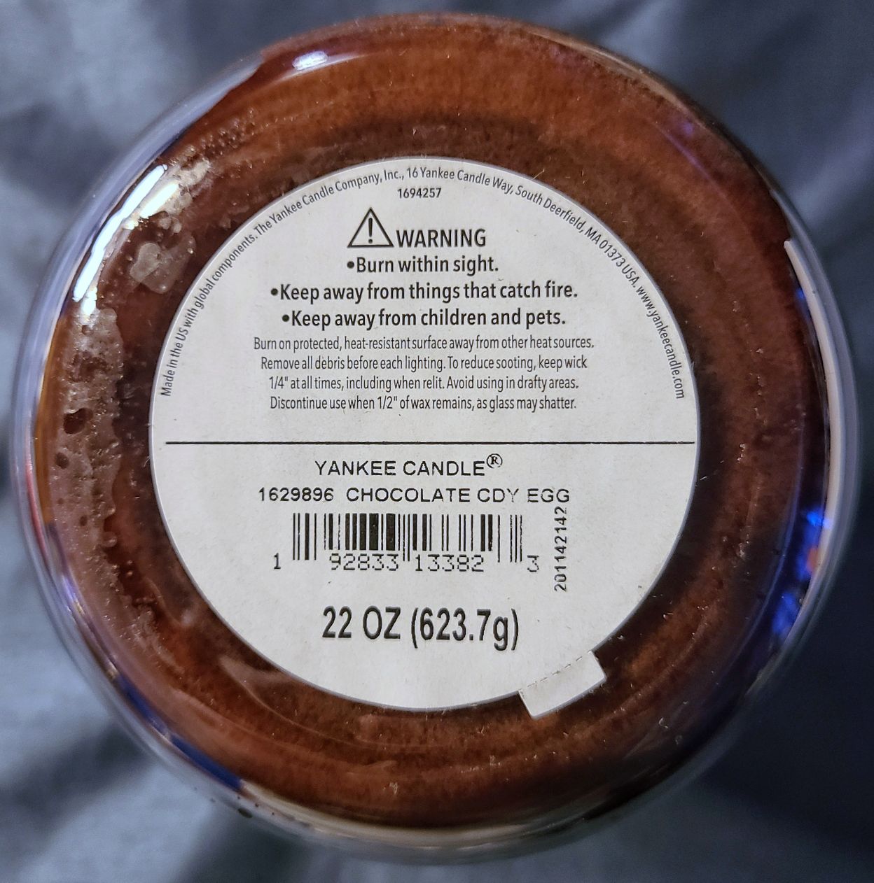 CANDLE: Easter Yankee Chocolate Candy Egg UK 2021 - Yankee Candle (Easter Candles) action figure collectible [Barcode 192833133823] - Main Image 2