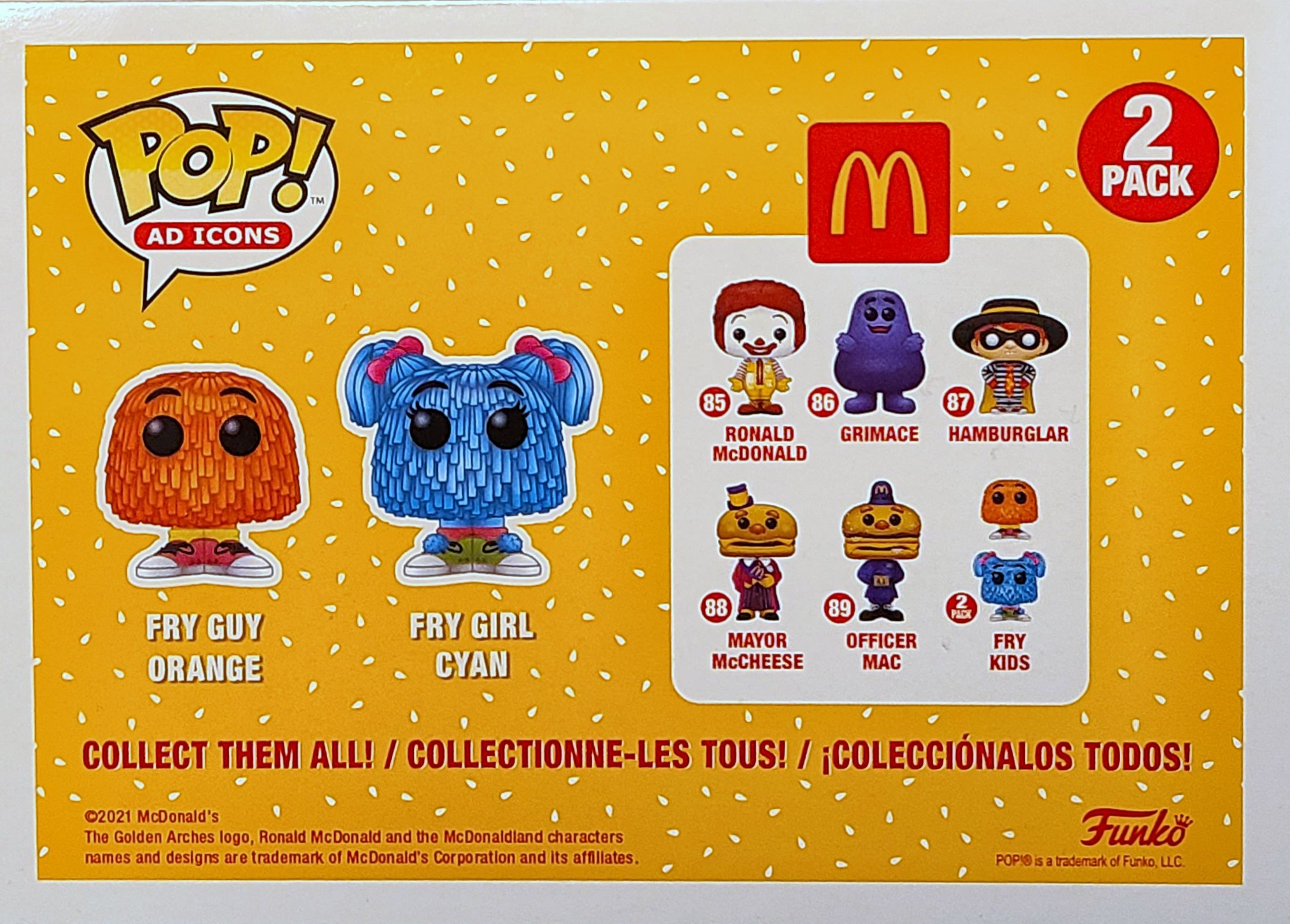Funko Pop! Icons: McDonald’s - 1 Fry Kids - Funko (Mcdonaldland Figures) action figure collectible [Barcode 0889698477611] - Main Image 2