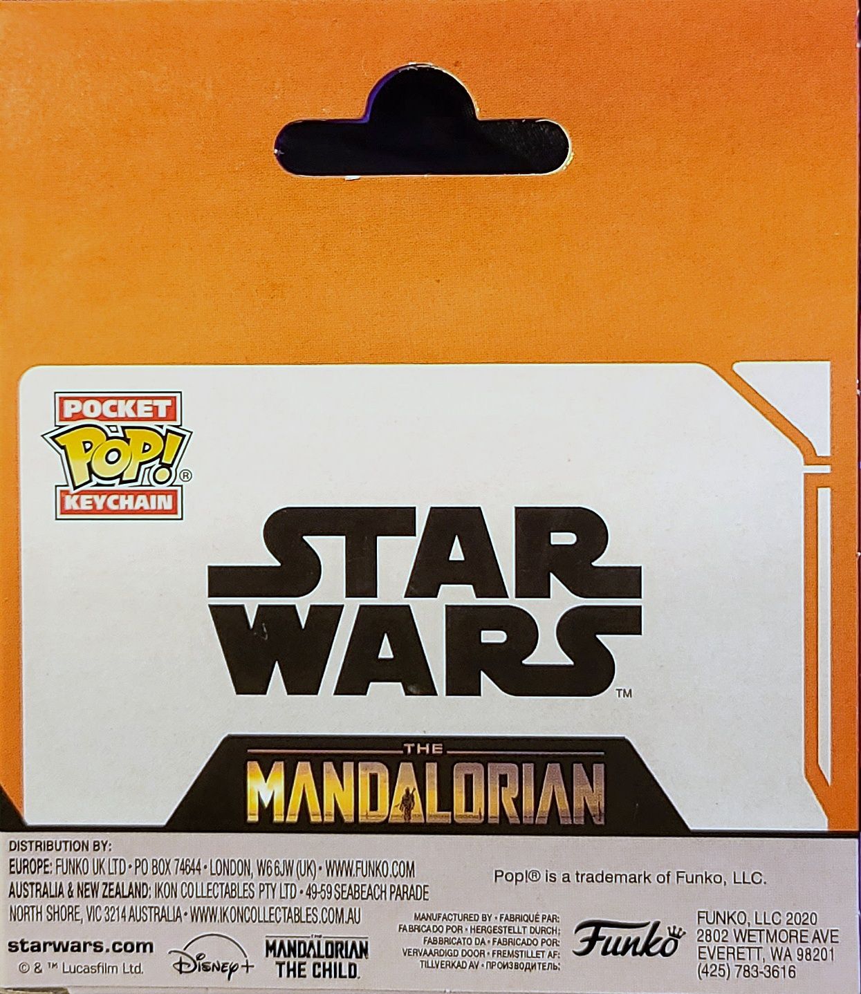Pocket Pop! Television: The Mandalorian - Grogu MANDO - Funko (Star Wars The Mandalorian) action figure collectible [Barcode 0889698530439] - Main Image 2