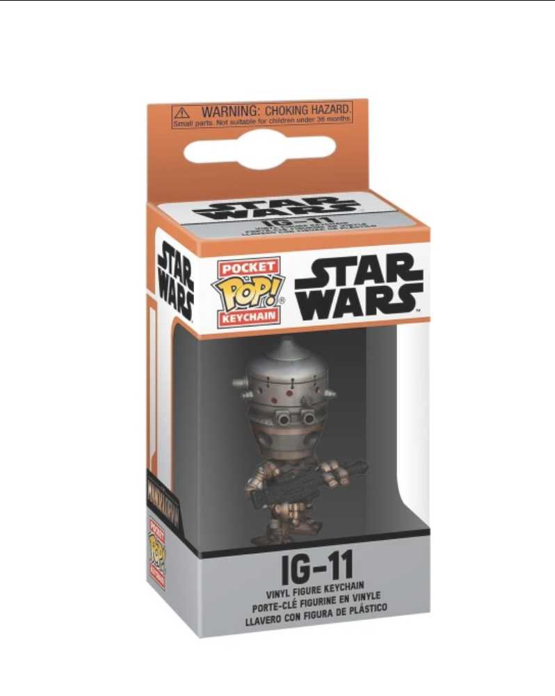 Pocket Pop! Television: The Mandalorian - IG-11 MANDO - Funko (Star Wars The Mandalorian) action figure collectible [Barcode 0889698530484] - Main Image 4