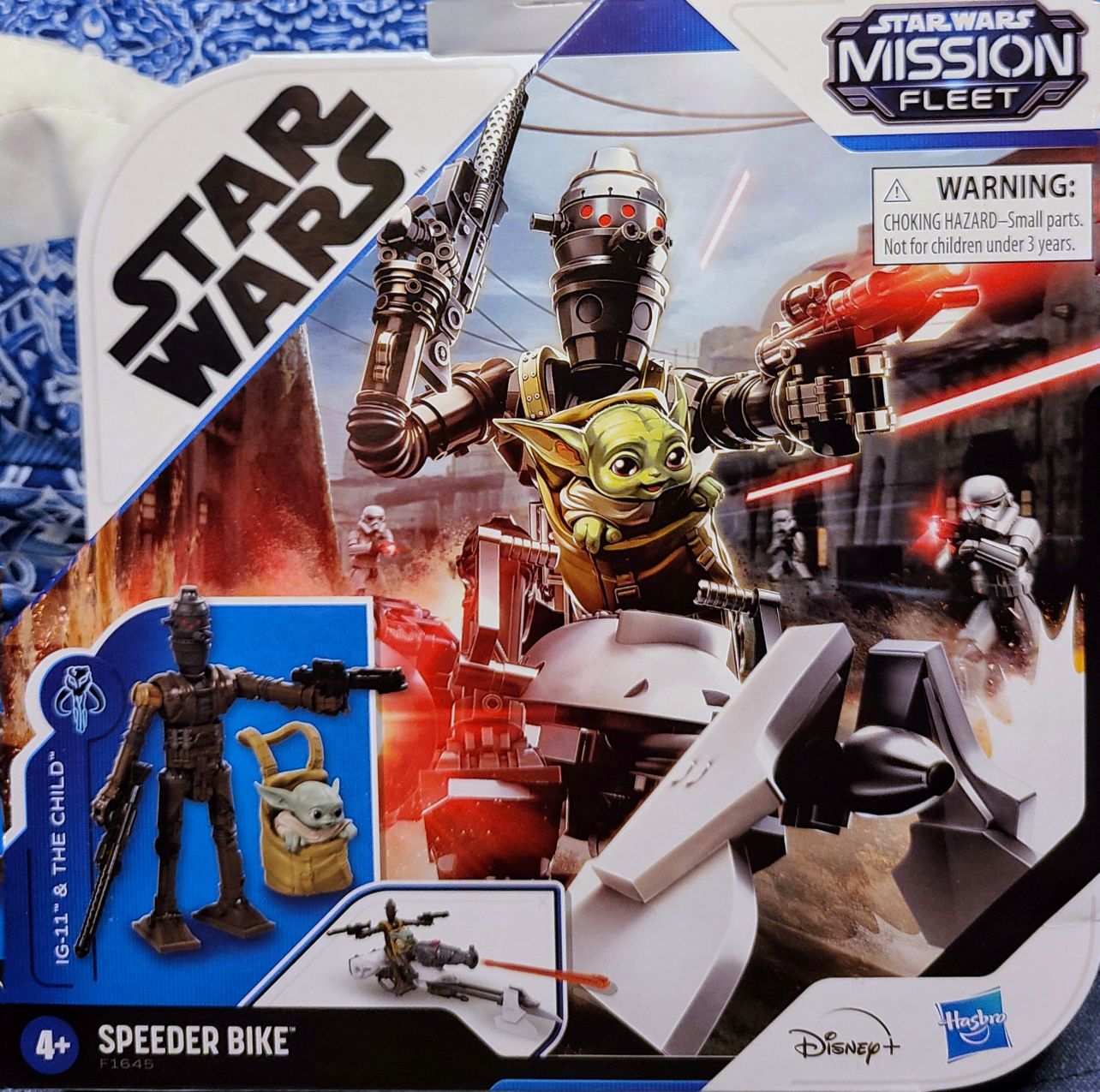 Mission Fleet figure 2.5 : Expedition Class The Mandaloian IG-11 & Grogu Speeder Bike Star Wars MANDO - Hasbro (Star Wars The Mandalorian) action figure collectible [Barcode 5010993795826] - Main Image 1