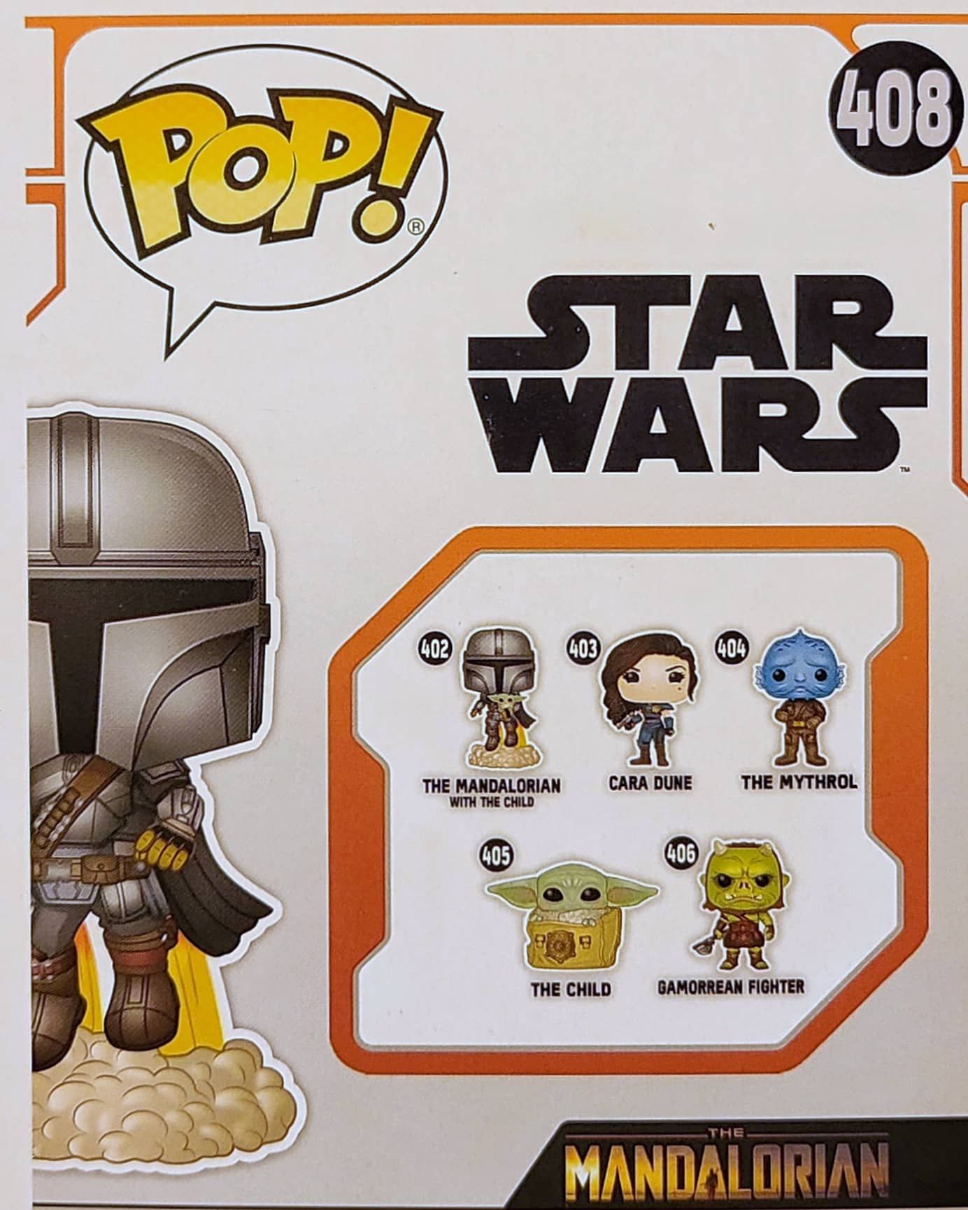 Funko Pop! Television: The Mandalorian Flying Glows in the Dark MANDO - Funko (Star Wars The Mandalorian) action figure collectible - Main Image 2