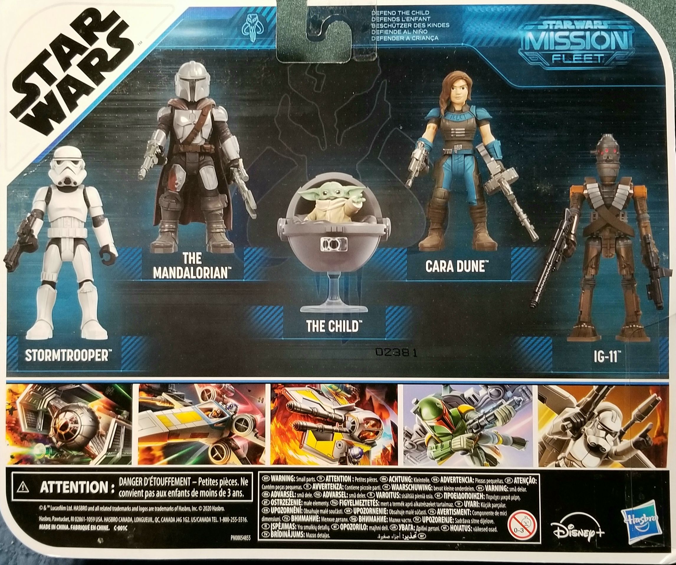 Mission Fleet figure 2.5 : Expedition Class The Mandaloian Protect The Child Grogu Set Star Wars MANDO - Hasbro (Star Wars The Mandalorian) action figure collectible - Main Image 2