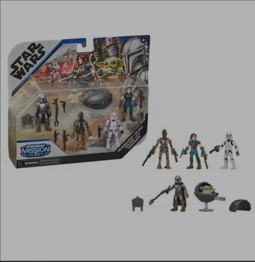 Mission Fleet figure 2.5 : Expedition Class The Mandaloian Protect The Child Grogu Set Star Wars MANDO - Hasbro (Star Wars The Mandalorian) action figure collectible - Main Image 4