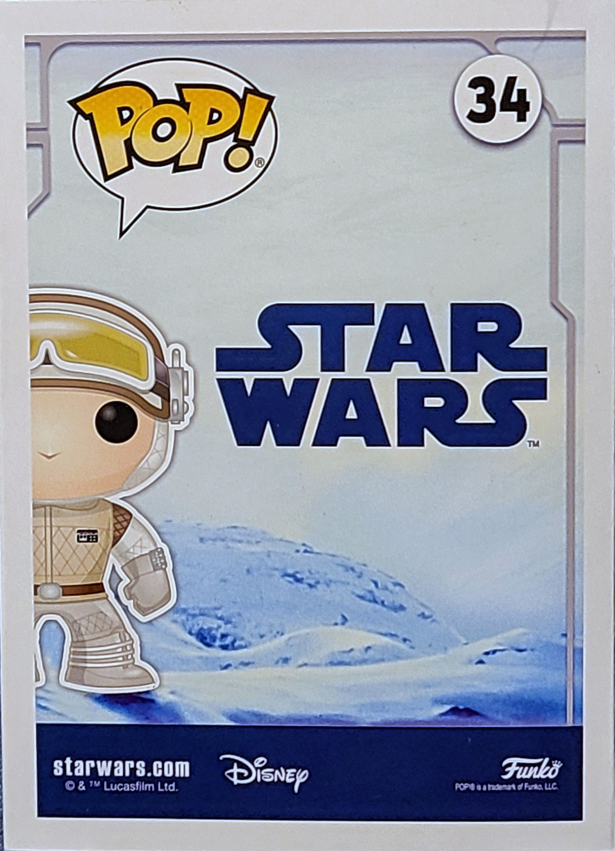 Funko Pop! Movies: Star Wars Luke Skywalker (Hoth) Across The Galaxy Amazon Exclusive

with pin ESB - Funko (Star Wars Episode V The Empire Strikes Back) action figure collectible [Barcode 0889698554831] - Main Image 2