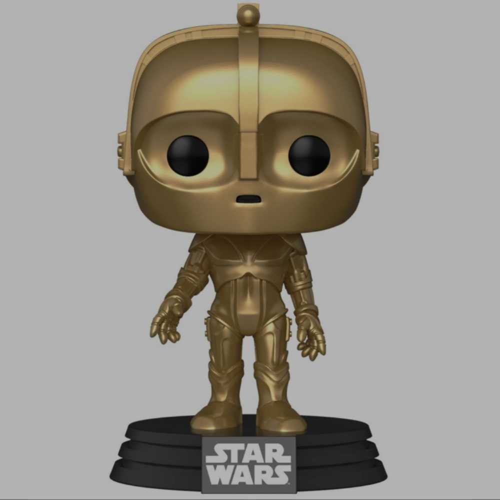 Funko Pop! Movies: Star Wars Concepts C-3PO ANH SWC - Funko (Star Wars Concepts) action figure collectible [Barcode 0889698501101] - Main Image 3