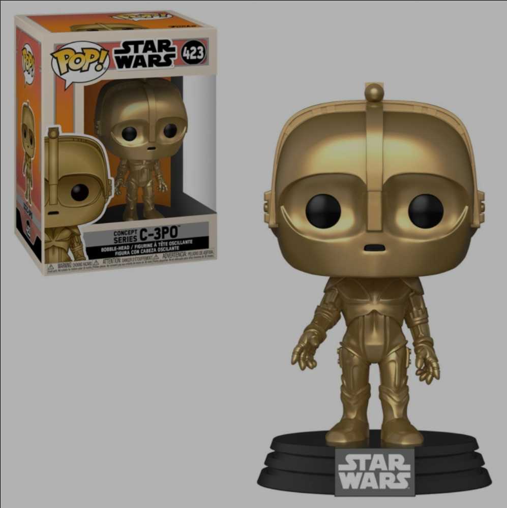 Funko Pop! Movies: Star Wars Concepts C-3PO ANH SWC - Funko (Star Wars Concepts) action figure collectible [Barcode 0889698501101] - Main Image 4