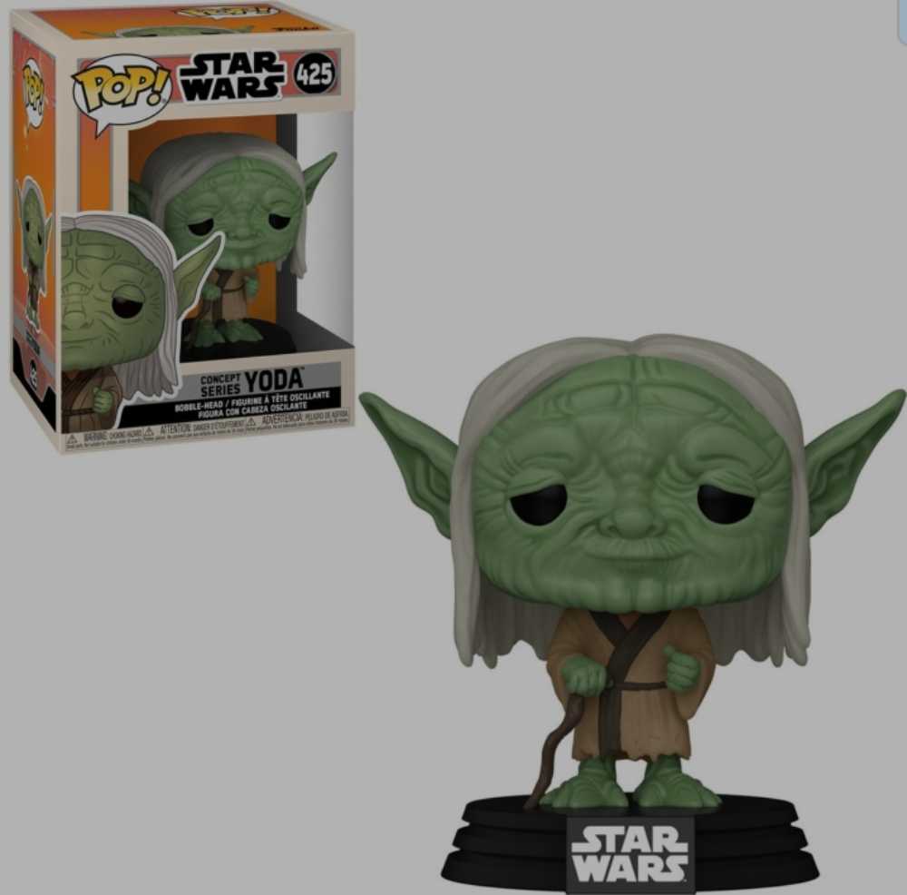 Funko Pop! Movies: Star Wars Concepts Yoda ESB SWC - Funko (Star Wars Concepts) action figure collectible [Barcode 0889698501125] - Main Image 4