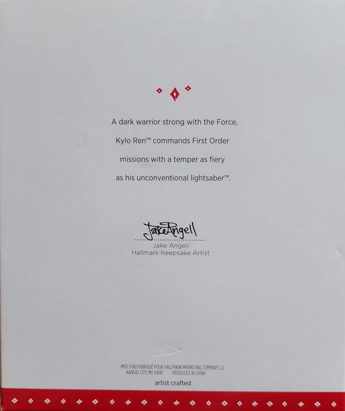 Hallmark Ornament Star Wars Kylo Ren TFA - Hallmark Keepsake Ornaments (Star Wars Episode VII The Force Awakens) action figure collectible - Main Image 2