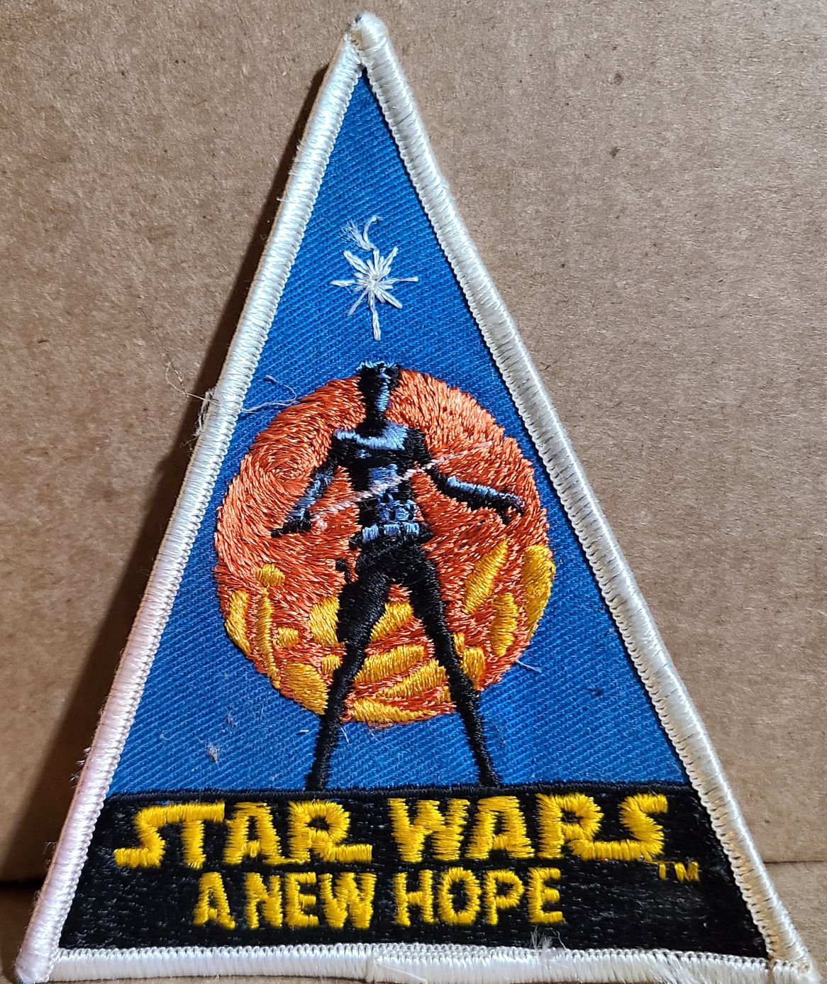 Star Wars Patch : A New Hope Movie Lightsaber Logo Embroidered Patch - Star Wars Fan Club (Star Wars Episode IV A New Hope) action figure collectible - Main Image 2