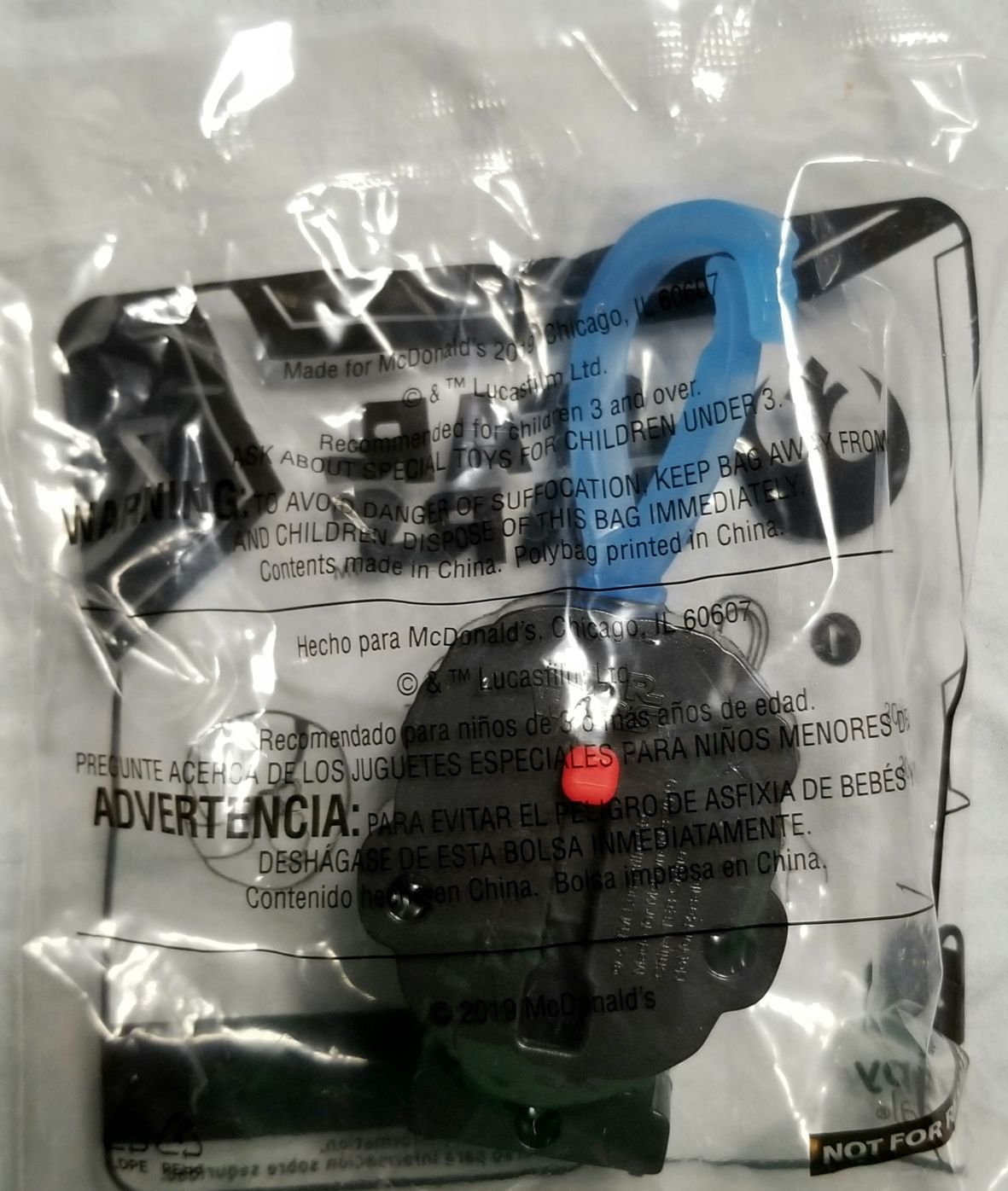 McDonald’s Happy Meal Toys : Star Wars 2019 Keychain Finn TROS - Mcdonald’s (Star Wars The Rise Of Skywalker) action figure collectible - Main Image 2