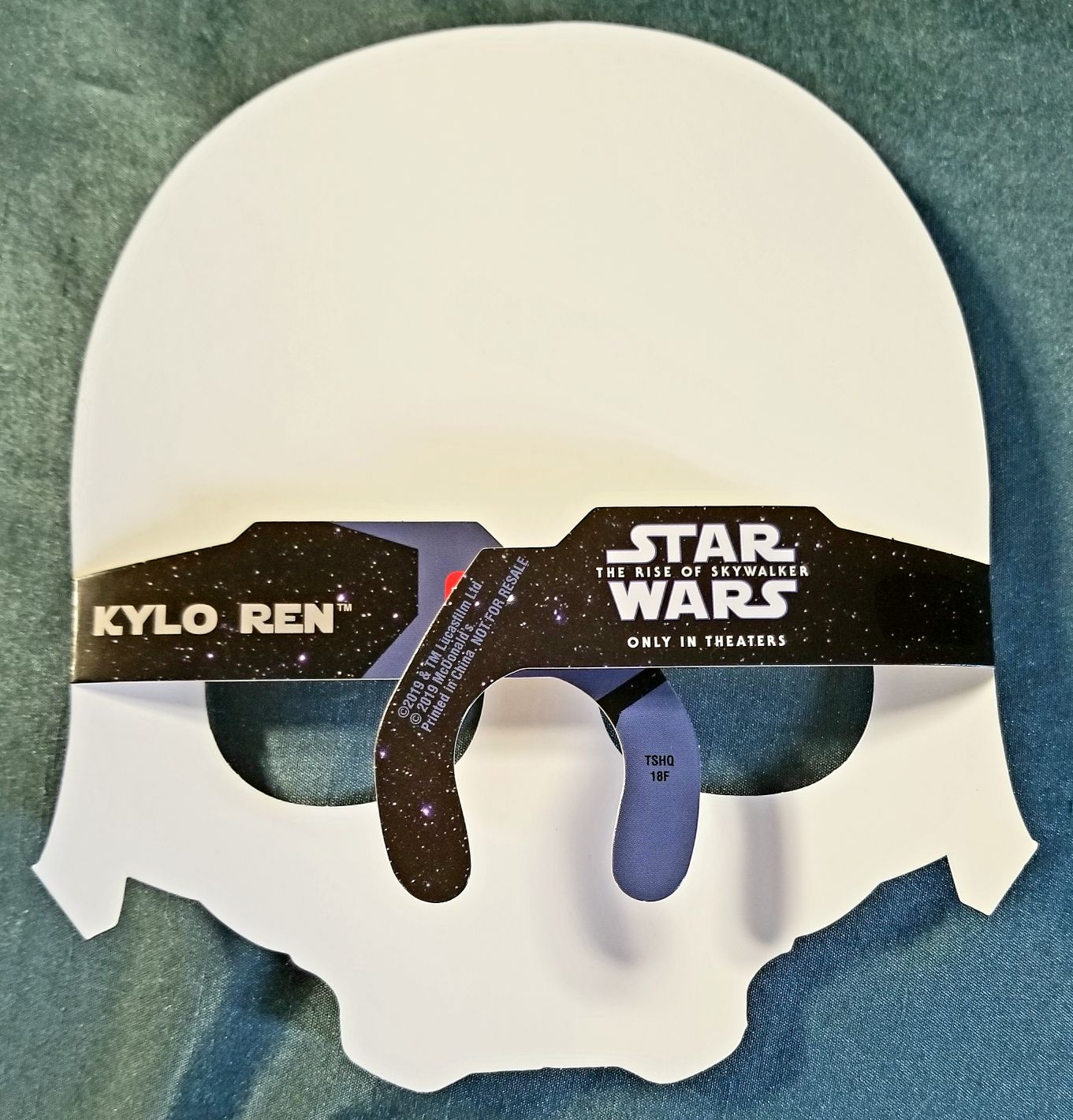 McDonald’s Happy Meal Toys : Star Wars 2019 Mask of Kylo Ren TROS - Mcdonald’s (Star Wars The Rise Of Skywalker) action figure collectible - Main Image 2