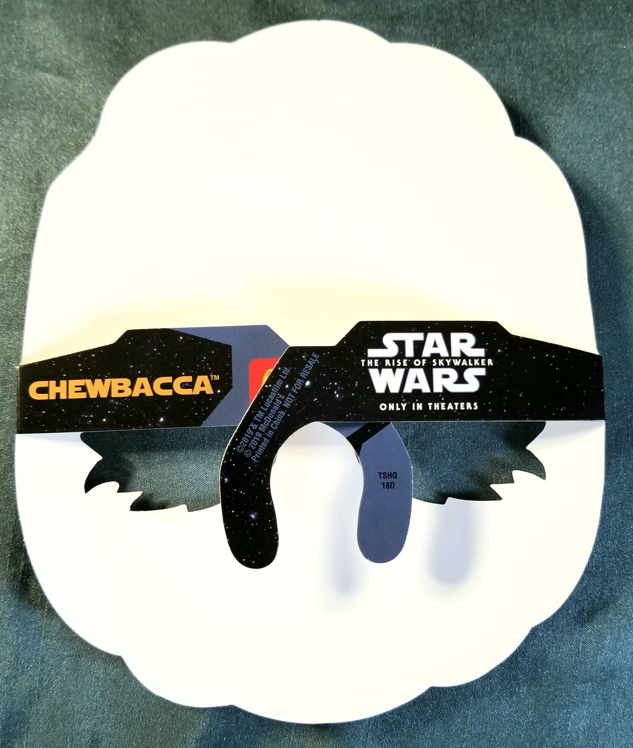 McDonald’s Happy Meal Toys : Star Wars 2019 Mask of Chewbacca TROS - Mcdonald’s (Star Wars The Rise Of Skywalker) action figure collectible - Main Image 2