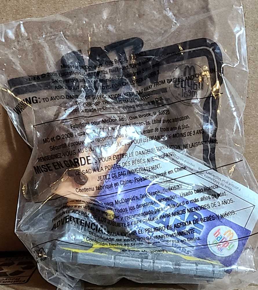 McDonald’s Happy Meal Toys : Star Wars 2008 Boblehead Anakin Skywalker TCW - Mcdonald’s (Star Wars The Clone Wars Animated series) action figure collectible - Main Image 2