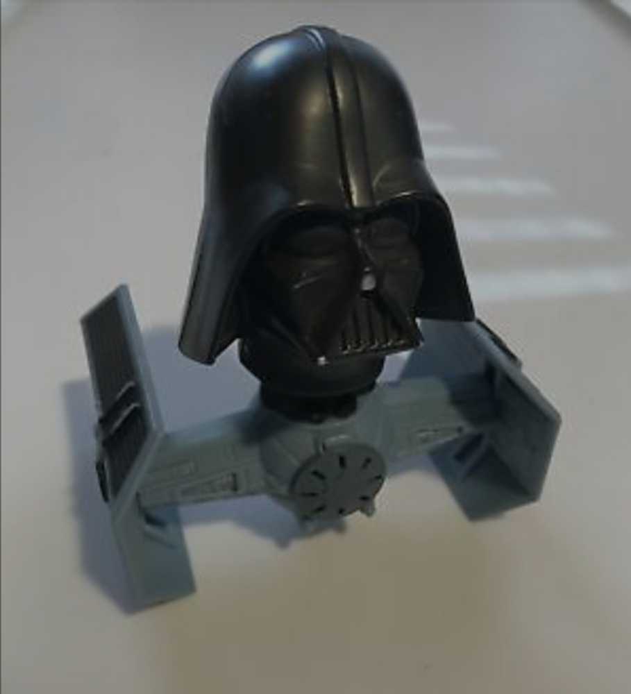 McDonald’s Happy Meal Toys : Star Wars 2008 Boblehead Darth Vader TCW - Mcdonald’s (Star Wars The Clone Wars Animated series) action figure collectible - Main Image 3