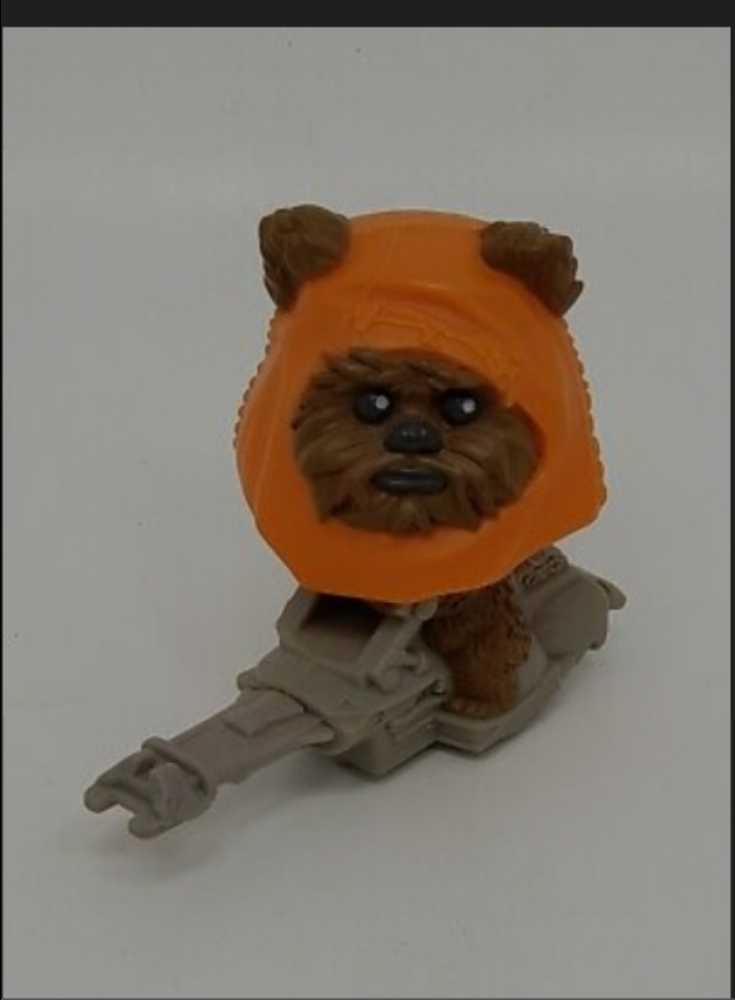 McDonald’s Happy Meal Toys : Star Wars 2008 Boblehead Wicket TCW - Mcdonald’s (Star Wars The Clone Wars Animated series) action figure collectible - Main Image 3