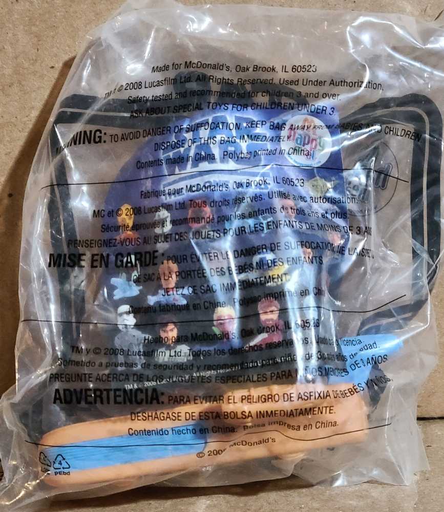 McDonald’s Happy Meal Toys : Star Wars 2008 Boblehead Han Solo TCW - Mcdonald’s (Star Wars The Clone Wars Animated series) action figure collectible - Main Image 2