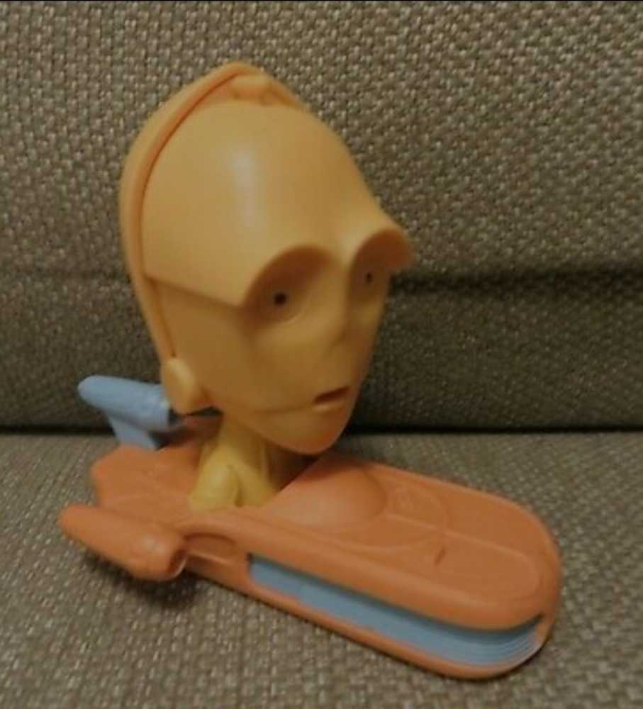 McDonald’s Happy Meal Toys : Star Wars 2008 Boblehead Han Solo TCW - Mcdonald’s (Star Wars The Clone Wars Animated series) action figure collectible - Main Image 3