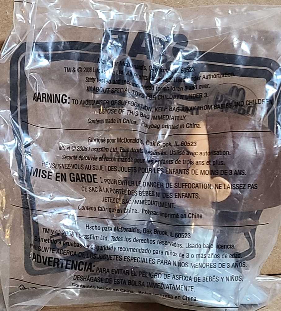 McDonald’s Happy Meal Toys : Star Wars 2008 Boblehead Han Solo TCW - Mcdonald’s (Star Wars The Clone Wars Animated series) action figure collectible - Main Image 2