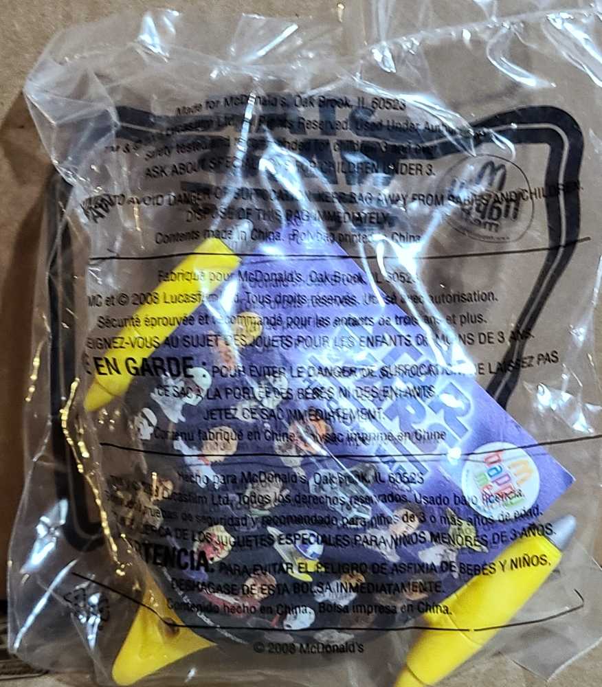 McDonald’s Happy Meal Toys : Star Wars 2008 Boblehead R2-D2 TCW - Mcdonald’s (Star Wars The Clone Wars Animated series) action figure collectible - Main Image 2