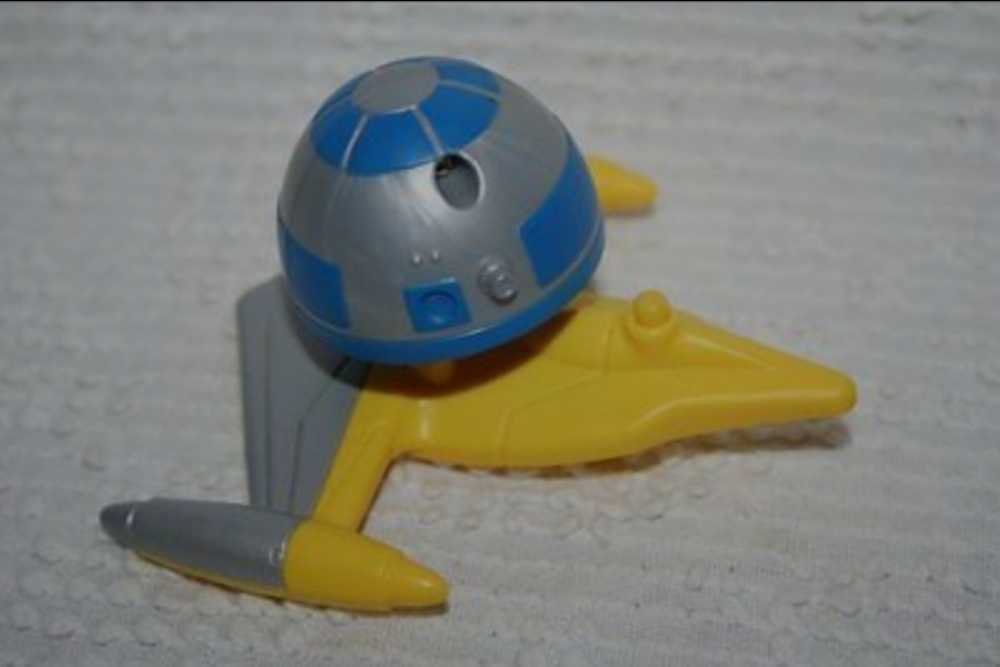 McDonald’s Happy Meal Toys : Star Wars 2008 Boblehead R2-D2 TCW - Mcdonald’s (Star Wars The Clone Wars Animated series) action figure collectible - Main Image 3